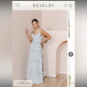 Revelry Sloane Chiffon Bridesmaid Dress